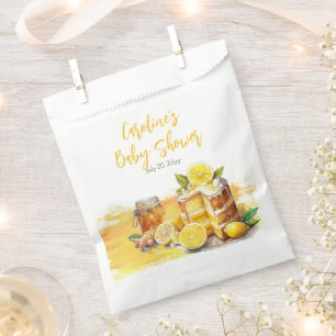 Sachets En Papier Luscieux Baby shower de thé au gingembre de citron