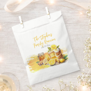 Sachets En Papier Luscieux Lemon Cake Ginger Tea Famille Réunion