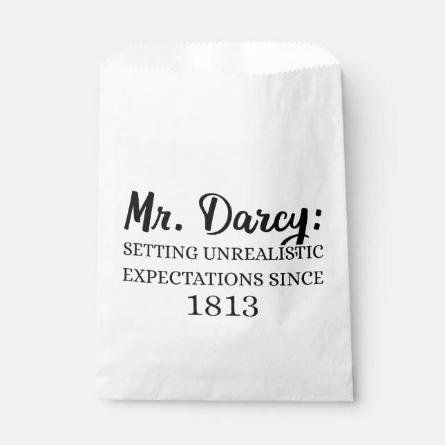 Sachets En Papier M. Darcy : Attentes irréalistes depuis 1813 II (Devant)