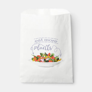 Sachets En Papier Mangez plus de plantes frais motivation salade let