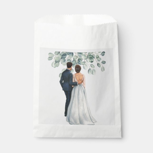 Sachets En Papier Mariage (Devant)