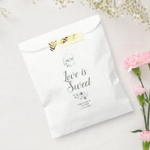 Sachets En Papier Mariage au jardin d'eucalyptus doux de l'amour