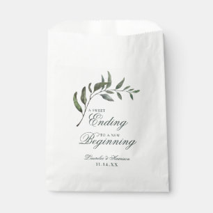 Sachets En Papier Mariage botanique moderne Eucalyptus