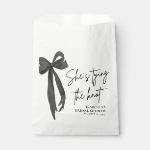 Sachets En Papier Mariage de Ruban Noir Cérémonie de Réception de Ma