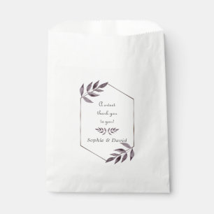 Sachets En Papier Mariage diamant minimaliste en écaille d'encre