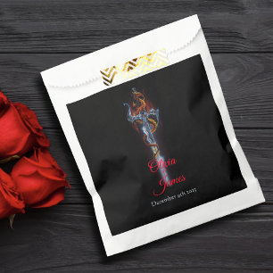 Sachets En Papier Mariage d'Imaginaire Rose Red Dragon