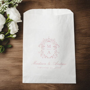 Sachets En Papier Mariage élégant à la rose en style de chinoiserie 