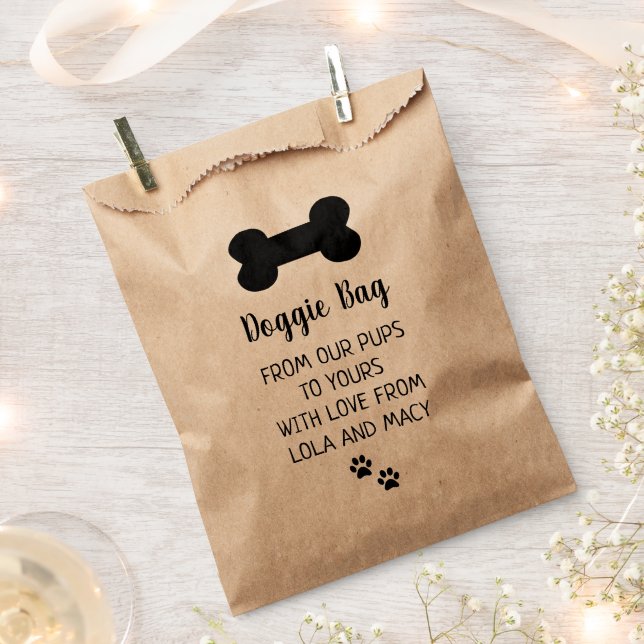 Sachets En Papier Mariage Favor Doggie Chien Treat Party Pet Adoptio (Coupé)