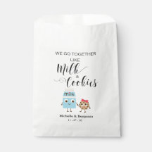 Mariage Favor Sac - We Go Together Cookies & Milk