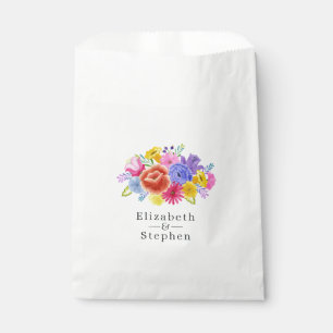 Sachets En Papier Mariage floral Fiesta