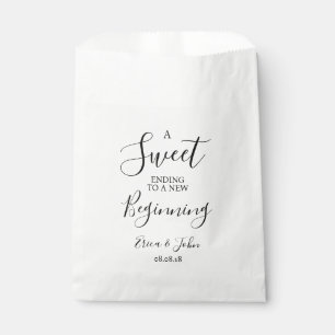 Sachets En Papier Mariage moderne Favor Sac Sweet Fin