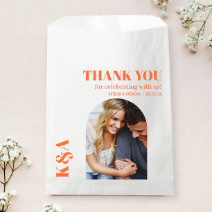Sachets En Papier Mariage rétro de charme nostalgique