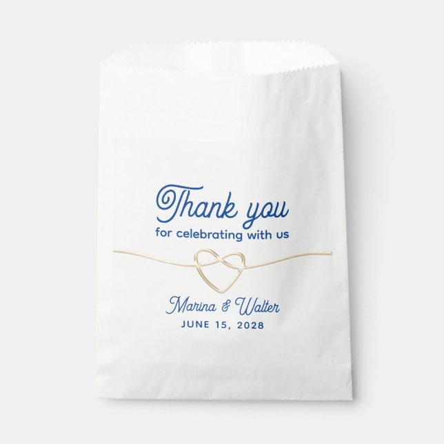 Sachets En Papier Mariage simple (Devant)