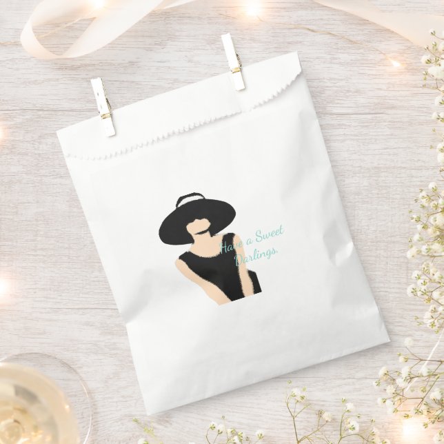 Sachets En Papier Mariée et demoiselles d'honneur dame et Fête des m (Coupé)