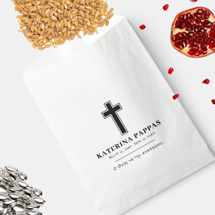 Sachets En Papier Mémorial Funérailles Orthodoxes Grecques Kolyva Κό