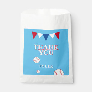 Sachets En Papier Merci bleu mignon d'anniversaire de enfant de