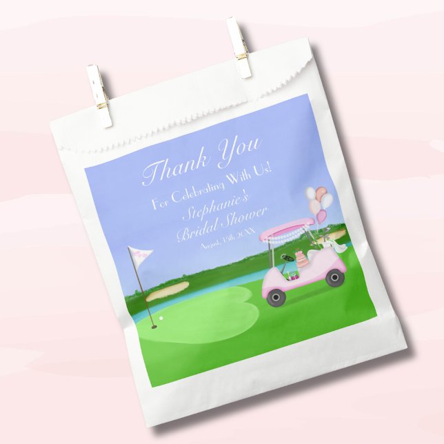 Sachets En Papier Merci Cadeaux de Mariage Golf Déjeuner de Remise d (Créateur téléchargé)