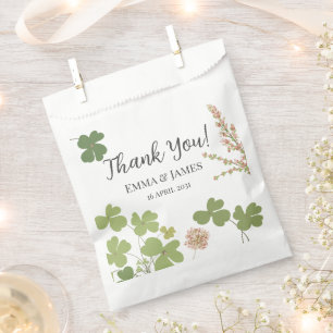 Sachets En Papier Merci de Jour de la Saint Patrick de feuille de tr