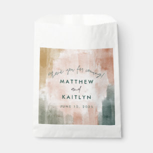 Sachets En Papier Merci Mariage de automne Abstrait moderne