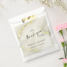 Merci Mariage de texture de marbre d'or