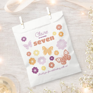 Sachets En Papier Merci papillon rétro Anniversaire Favoriser Sac