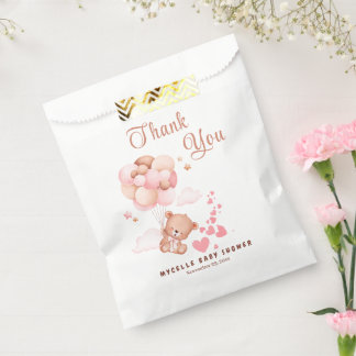 Sachets En Papier Merci! Porte et ballons Favoriser le sac