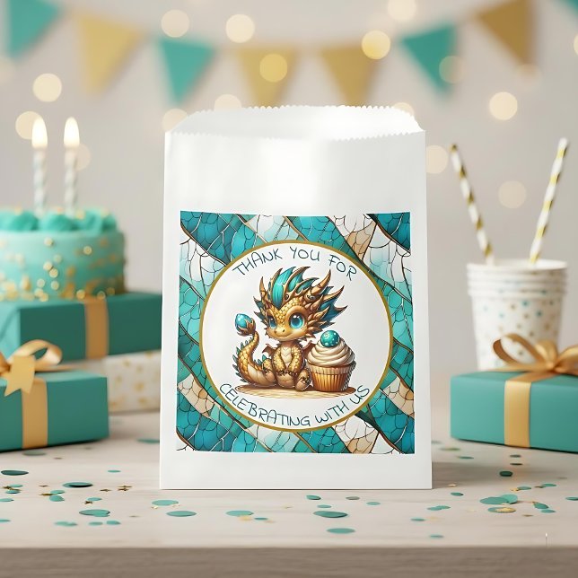 Sachets En Papier Merci pour célébrer avec nous l'anniversaire du dr (Créateur téléchargé)