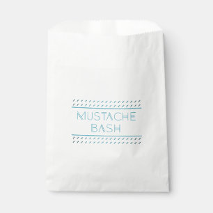 Sachets En Papier Métro Mustache Bash