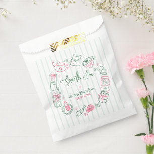 Sachets En Papier Minimal Parfait Matcha Remerciement pour Enterreme