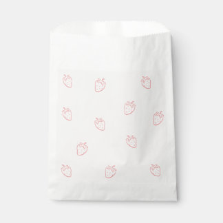 Sachets En Papier Minimalisme de la Fraise