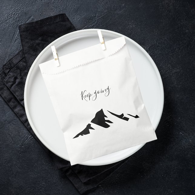 Sachets En Papier Moderne Sac Cadeau Simple Noir (Créateur téléchargé)