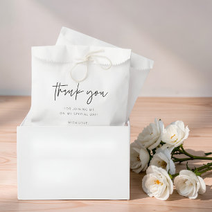 Sachets En Papier Moderne Simple Chic Minimaliste Merci