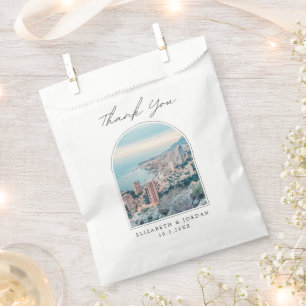 Sachets En Papier Monaco Mariage Favoriser la Côte d'Azur Merci