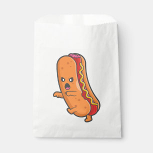 Sachets En Papier monstre de hot-dog drôle d'halloween