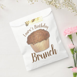 Sachets En Papier Muffin aux Streusel pour le brunch du dimanche mat