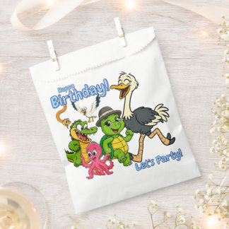 Sachets En Papier Nae Nae and Lulu Birthday Favor Bags