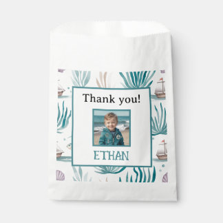 Sachets En Papier Nautical Party Ocean Photo d'anniversaire
