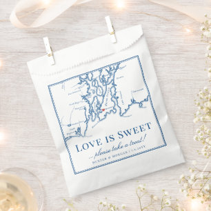 Sachets En Papier Newport RI Destination Mariage L'amour est doux