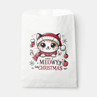 Sachets En Papier Noël Meowy