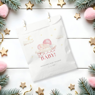 Sachets En Papier Noël Père Noël bébé fille douche
