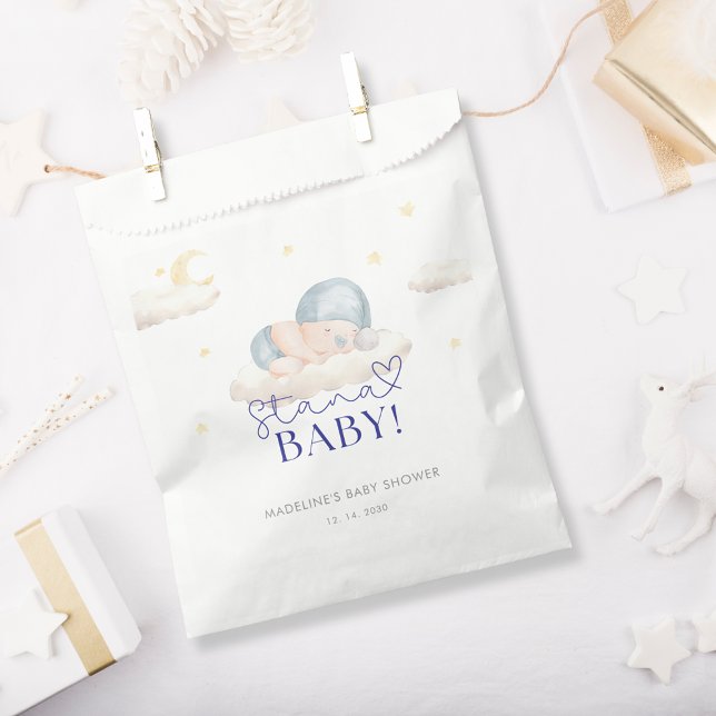 Sachets En Papier Noël Père Noël bébé garçon douche (Créateur téléchargé)