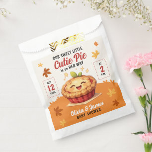 Sachets En Papier Notre Baby shower d'automne à la petite croûte