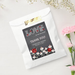 Sachets En Papier Notre petit Baby shower de tableau de bord de Bug 