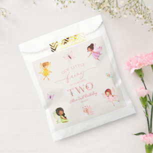 Sachets En Papier Notre Petite Fée Enchantée 2e fête d'anniversaire
