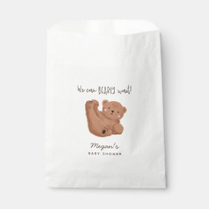 Sachets En Papier Nous pouvons attendre le Baby shower de l'équipe
