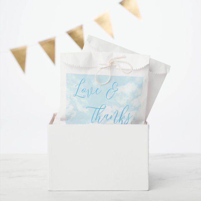 Sachets En Papier Nous sommes sur le Baby shower Cloud Nine (Fête)