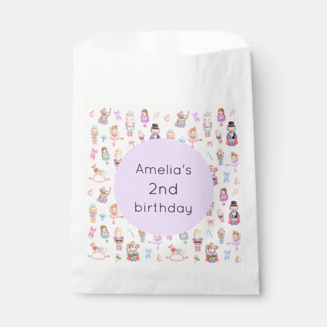 Sachets En Papier Nutcracker Anniversaire (Devant)
