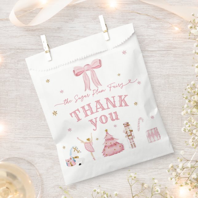 Sachets En Papier Nutcracker Winter Onederland 1er anniversaire (Coupé)