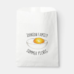 Sachets En Papier Oeuf Jaune farci Dévilé Annuel BBQ Pique-Nique Ali
