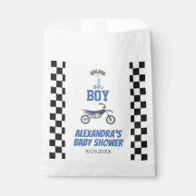 Oh Boy Damier Moto Cross Baby Shower
